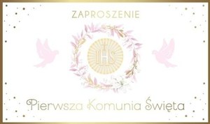 Picture of Zaproszenie Komunia (10szt)