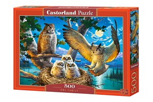 Picture of Puzzle 500 Owl Family