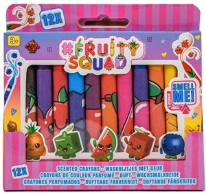 Obrazek Pachnące kredki 12 szt. FRUITYSQUAD