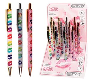 Obrazek Długopis automatyczny Kiss (12szt)