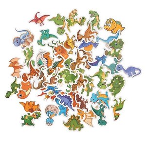 Obrazek Naklejki winylowe Dinozaury 50szt.