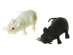 Obrazek Mysz gumowa 6,5cm MIX