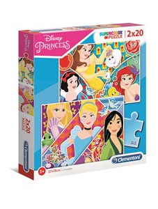 Picture of Puzzle 2x20 Supercolor Disney Princess