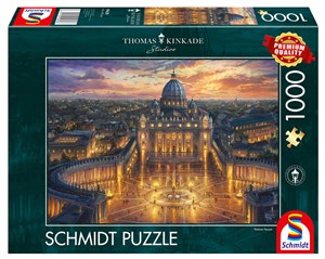 Obrazek Puzzle 1000 Thomas Kinkade Watykan