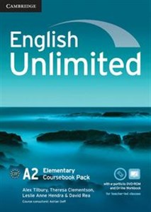 Picture of English Unlimited Elementary Coursebook with e-Portfolio and Online Workbook Pack