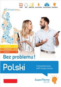 Picture of Polski. Bez problemu! Comprehensive self-study course (elementary level A1-A2, intermediate B1-B2 an