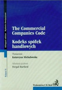 Picture of Kodeks spółek handlowych Commercial Companies Code wydanie dwujęzyczne