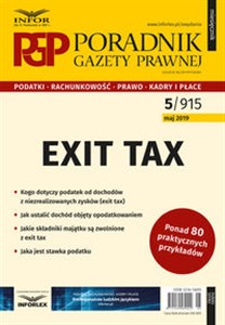 Obrazek Exit Tax Poradnik Gazety Prawnej 5/2019