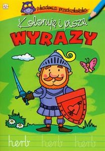 Obrazek Koloruję i piszę wyrazy