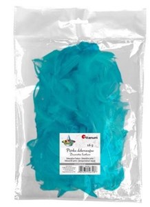 Obrazek Piórka puch 16g jasnoturkusowe