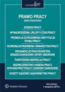 Picture of Prawo pracy Zbiór przepisów