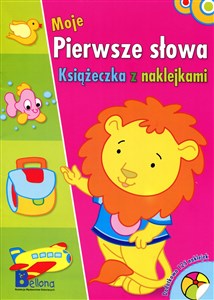 Picture of Moje pierwsze słowa. Książeczka z naklejkami. Lew
