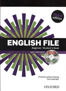 Obrazek English File Beginner Student's Book + DVD +iTutor