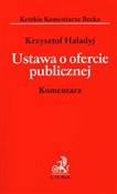 Polska książka : Ustawa o o... - Krzysztof Haładyj