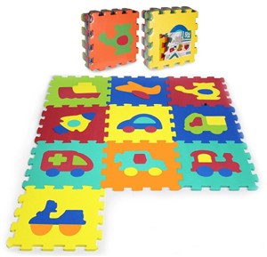 Obrazek Puzzle piankowe 10 elementów Pojazdy