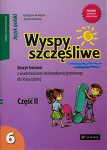 Picture of Wyspy szczęśliwe 6 Zeszyt ćwiczeń Część 2 Szkoła podstawowa
