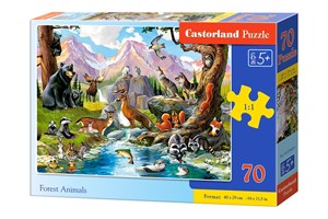 Obrazek Puzzle 70 Forest Animals