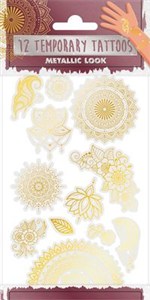 Obrazek Tatuaże Metaliczne Mehndi