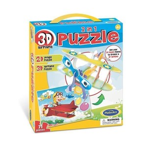 Obrazek Puzzle 3D 2w1 - Samolot