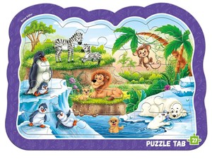 Picture of Puzzle ramkowe. Zwierzęta w zoo