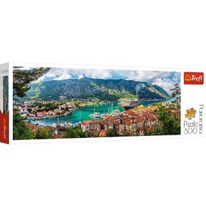 Obrazek Puzzle Panorama Kotor, Czarnogóra 500