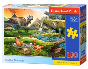 Picture of Puzzle World of Dinosaurs 100 B-111084