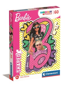 Obrazek Puzzle 60 Shaped Barbie 26067