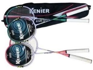 Obrazek Badminton 1 lotka + pokrowiec mix