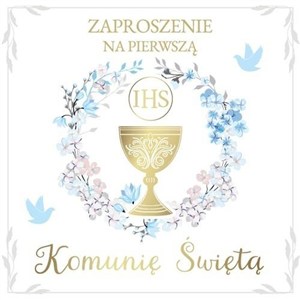 Picture of Zaproszenie Komunia (10szt)