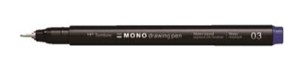 Obrazek Cienkopis mono drawing 0,35mm niebieski
