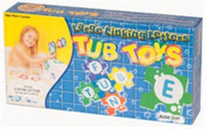 Picture of Klocki Kąpielowe Puzzle Pływające Alfabet