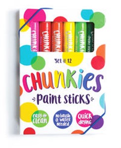 Obrazek Farba w Kredce Chunkies Paint Sticks 12 kolorów