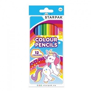 Picture of Kredki ołówkowe 12 kolorów jednorożec