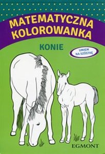 Obrazek Matematyczna kolorowanka Konie Umiem na szóstkę