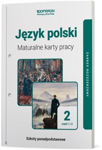 Picture of Język polski 2 Maturalne karty pracy Część 1 i 2 Zakres rozszerzony