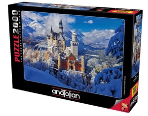 Picture of Puzzle 2000 Niemcy, Zamek Neuschwanstein zimą