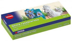 Obrazek Glina samoutwardzalna MONA, biała, 500 g