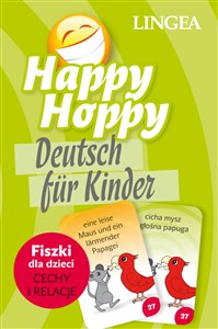 Obrazek Happy Hoppy  Fiszki dla dzieci: cechy i relacje - język niemiecki