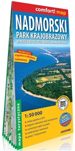 Obrazek Nadmorski Park Krajobrazowy laminowana mapa turystyczna 1:50 000