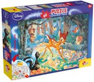 Obrazek Puzzle dwustronne plus Bambi 60