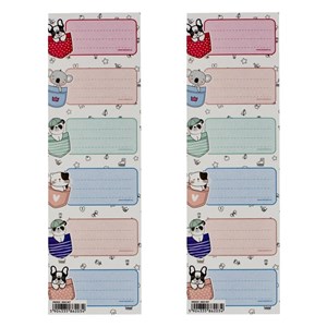 Picture of Naklejki na zeszyt Minisy (25szt)