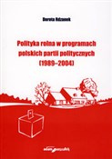 Polityka r... - Dorota Rdzanek -  Polish Bookstore 