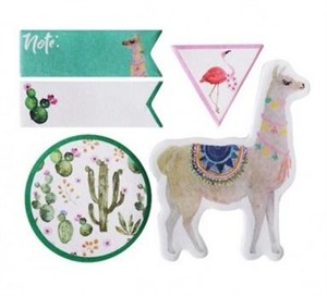 Picture of Karteczki samoprzylepne Lama Flaming Kaktus