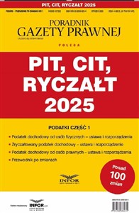 Picture of Pit, Cit, Ryczałt 2025 Podatki- Przewodnik po zmianach 1/2025