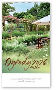 Obrazek Kalendarz 2026 reklamowy Ogrody rajskie