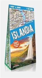 Obrazek Islandia laminowany map&guide 2w1: przewodnik i mapa