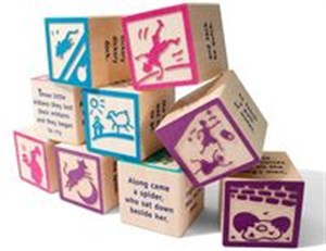 Picture of Angielskie Rymowanki Drewniane Klocki Nursery Rhyme Uncle Goose, mały zestaw