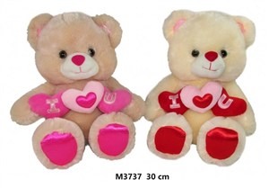 Picture of Miś z sercem 30cm MIX