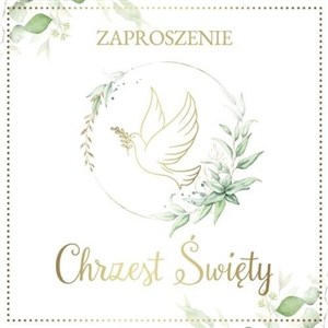 Picture of Zaproszenie Chrzest (10szt)