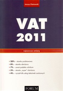 Picture of VAT 2011 Najnowsze zmiany